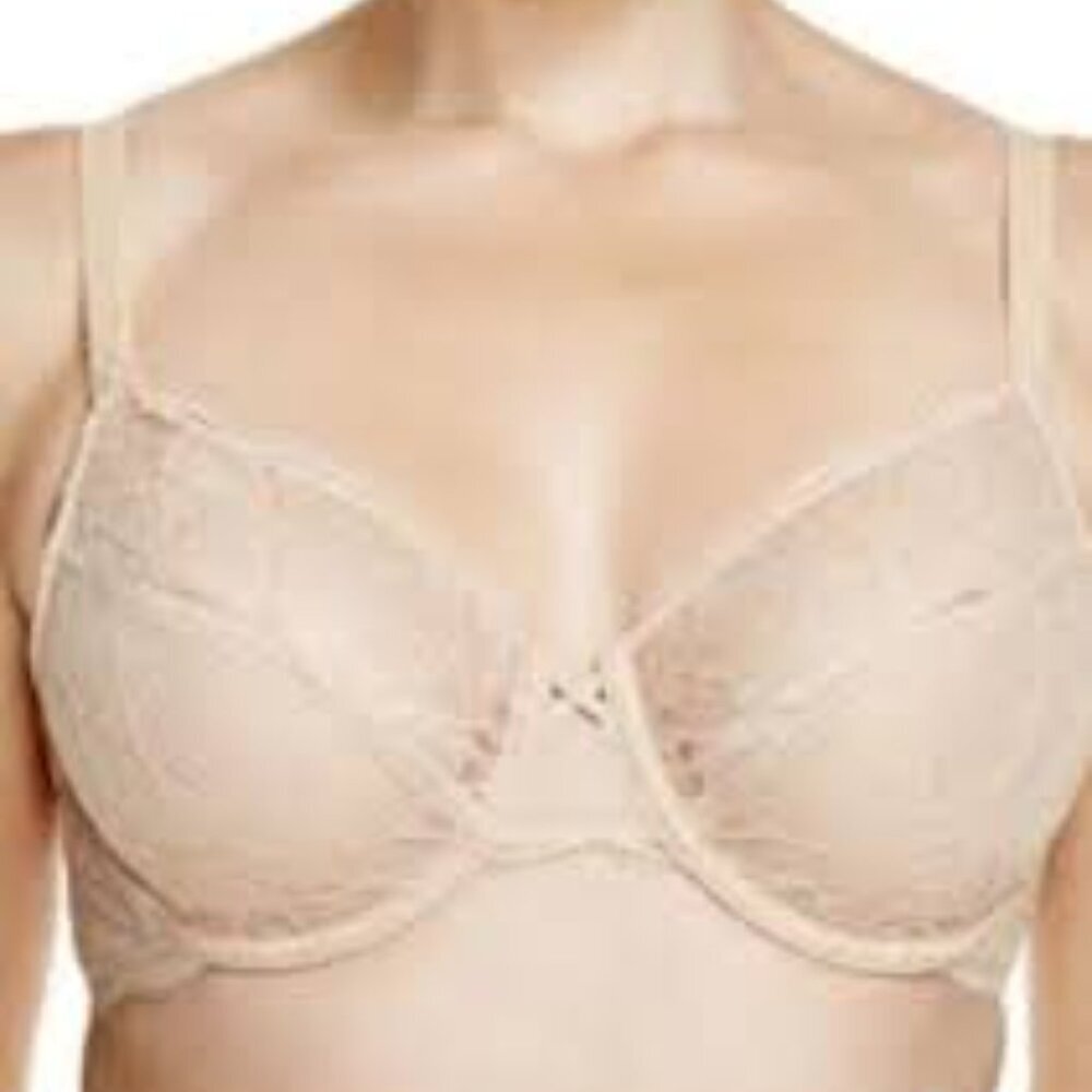 ✅ Wacoal 36DDD So Sophisticated Two Part Cup Underwire Bra 851287 Beige